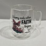 Worry ends when faith begains